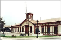 Estación de Copiapó, muy parecida a la de Vallenar en ese entonces.