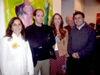 Marcela Vicua, Rodrigo Opazo, Isabel Brinck y  Mario Olavaria (27kb)