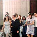 La breve escena de la teleserie de Canal 13 fue la primera incursin del ex presidente del Senado en la actuacin, a los 68 aos.
