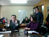 Ministro Campos y la Gobernadora Loreto Amuntegui