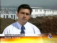 El alcalde de Colina, Mario Olavarria