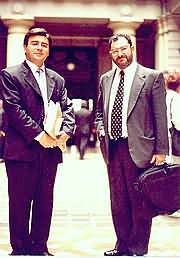 Mario Olavarría y Carlos  Barberis