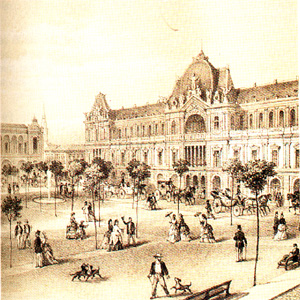 La Plaza de Armas en 1872.