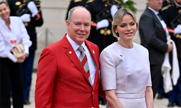 Monaco’s Prince Albert II and Princess Charlene de Monaco