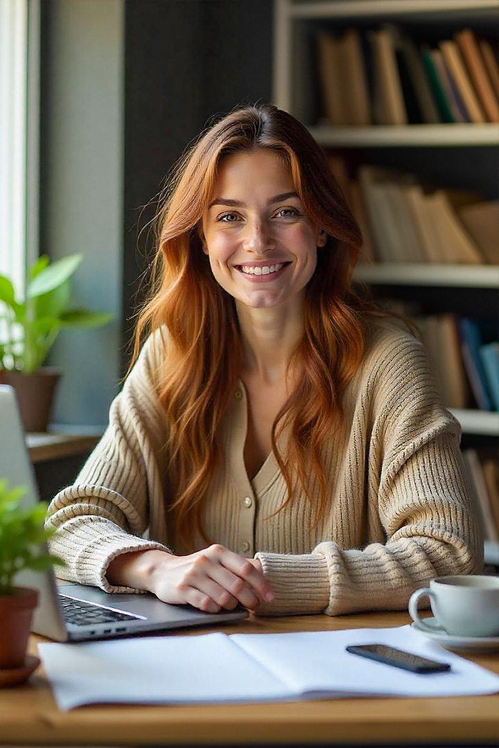 ↑… El teletrabajo ha incrementado la brecha de la desigualdad de tareas entre hombres y mujeres. Imagen referencial generada con IA.