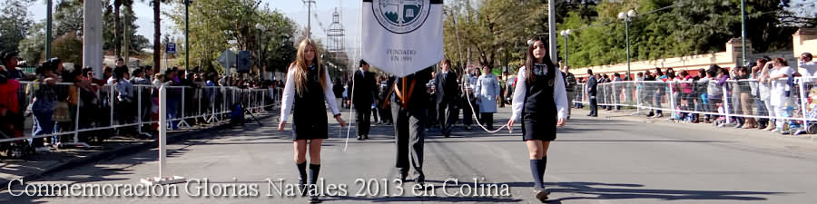 Reportaje fotográfico: Desfile escolar y militar por Glorias Navales en Colina