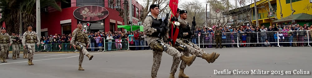 Reportajes fotográficos: Desfile Cívico-Militar en Colina.