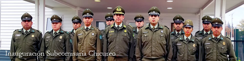 Reportajes fotográficos:  Inauguración de la Subcomisaría de Chicureo