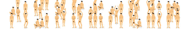 hombres desnudos