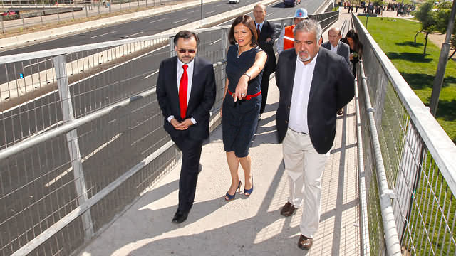 Ministra Silva inaugura terceras pistas de eje General Velásquez en Autopista Central