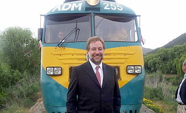 Ministro de Transportes, Pedro Pablo Errázuriz.