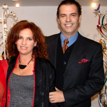 Isabel Viviani con Juan Claudio Edwards. Foto de Kiko Benítez.
