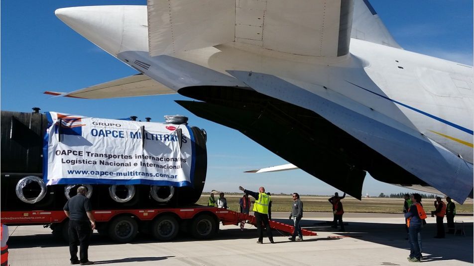 El gigante Antonov le dio brillo a una exitosa operación logística